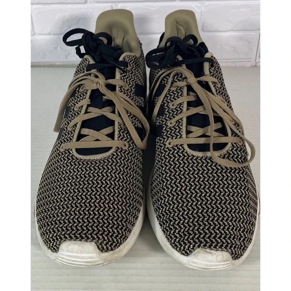 Adidas Cloudfoam Ultimate Mens 12 Tan Black Good Knit Athletic Sneakers B43835
